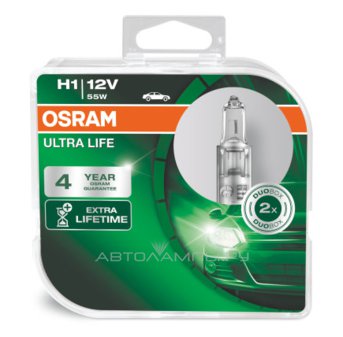 H1 12V- 55W (P14,5s) (.  ) Ultra Life (2.) DuoBox 64150ULT-HCB