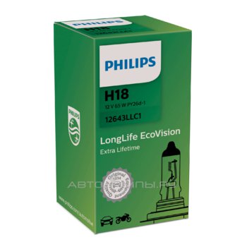 H18 12V- 65W (PY26d-1) (.  ) LongLife EcoVision 12643LLC1