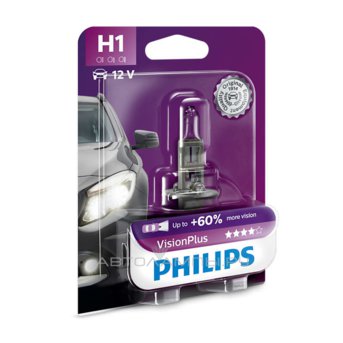 H1 12V- 55W (P14,5s) ( +60% ) Vision Plus  (1.) 12258VPB1