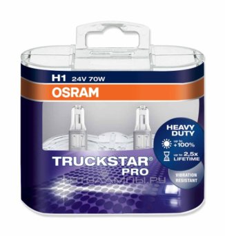 H1 24V- 70W (P14,5s) (вибростойкая+увелич.срок службы) Truckstar Pro (2шт.) DuoBox -4008321784209 64155TSP-HCB